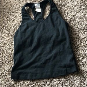 Capezio dance workout black tank S/M